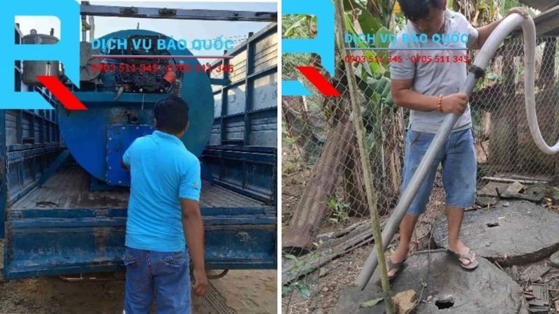 Dịch vụ Quốc Bảo -  Hút hầm cầu Quảng Ngãi.