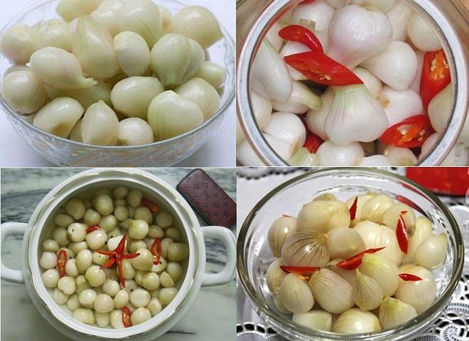 Dưa hành thơm ngon cay cay chua chua.