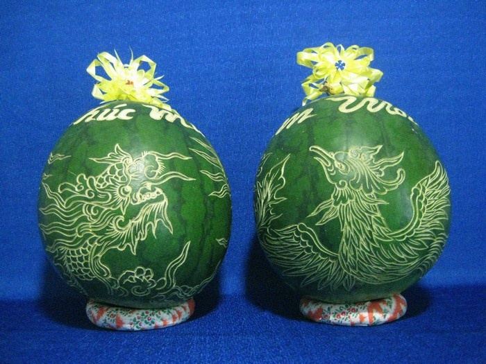 Căng tròn, mát lành, hứa hẹn sự ngọt ngào, may mắn.