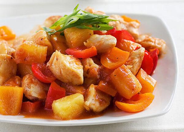 Gà xào chua ngọt