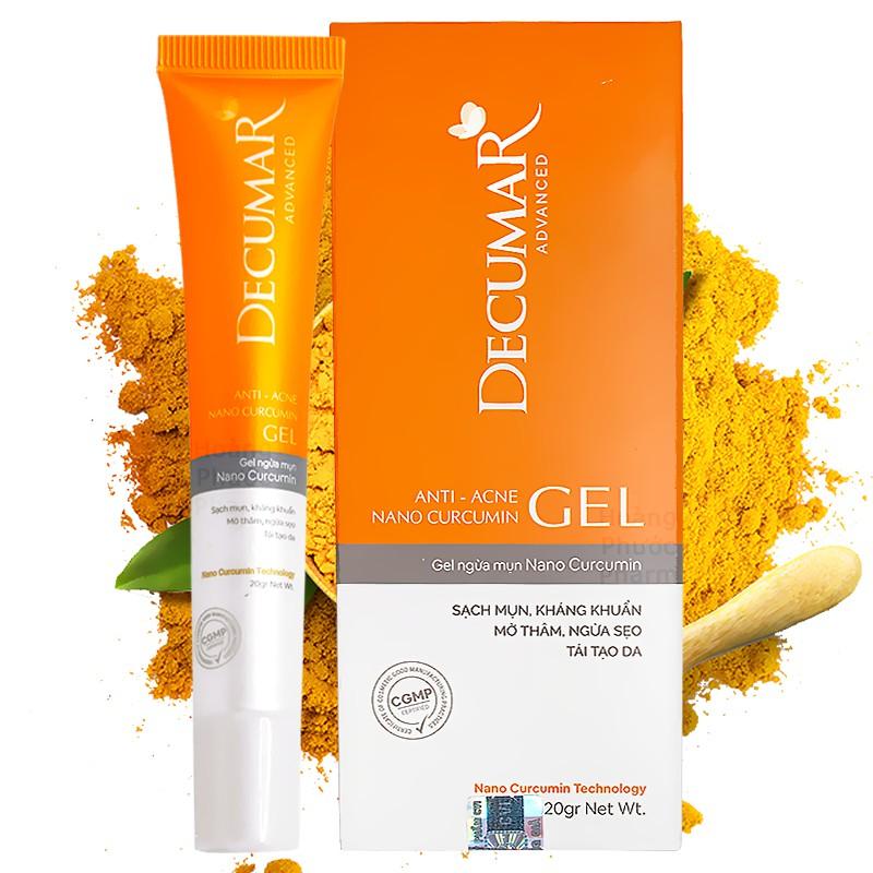 Gel ngừa mụn nano nghệ Decumar Advanced