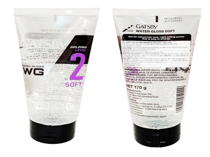 Gel tạo kiểu tóc GATSBY Water Gloss Soft