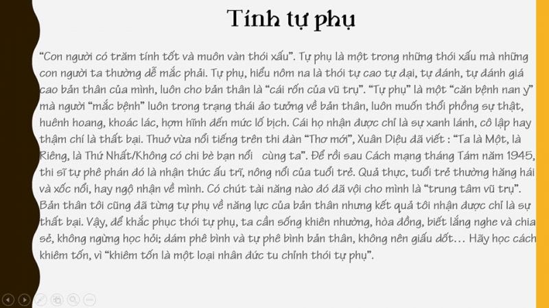 Một đoạn văn mẫu