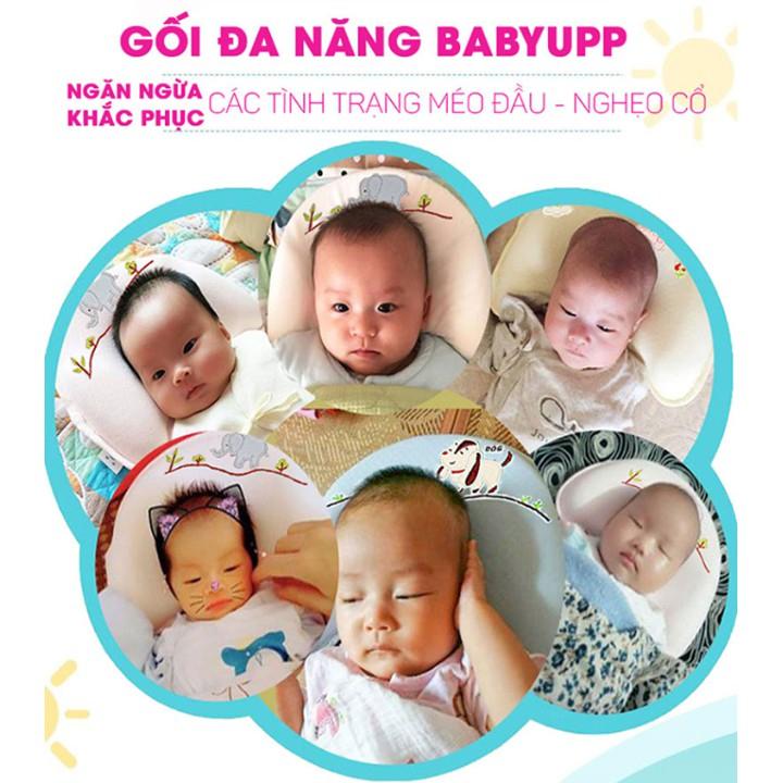 Gối chống bẹp đầu cho bé Babyupp