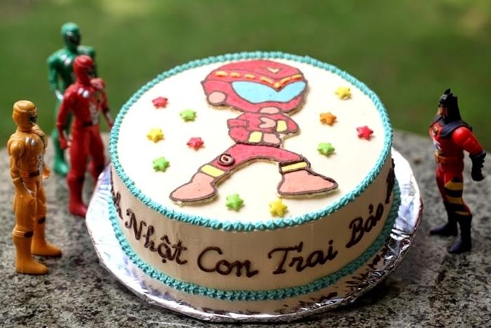 Hình ảnh bánh sinh nhật dành tặng cho bé trai
