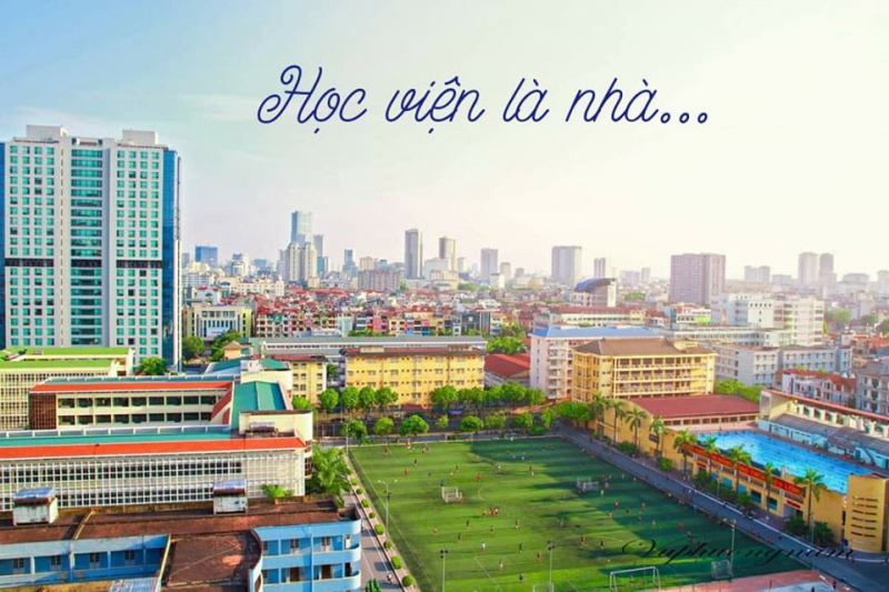 Khuân viên trường Học viện quân sự.