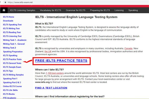 IELTS Exam