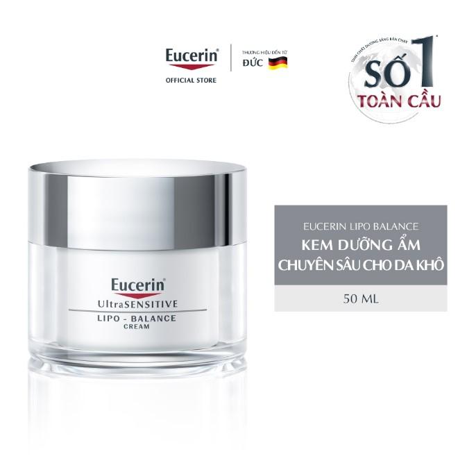 Kem dưỡng ẩm cho da mặt Eucerin Lipo Balance