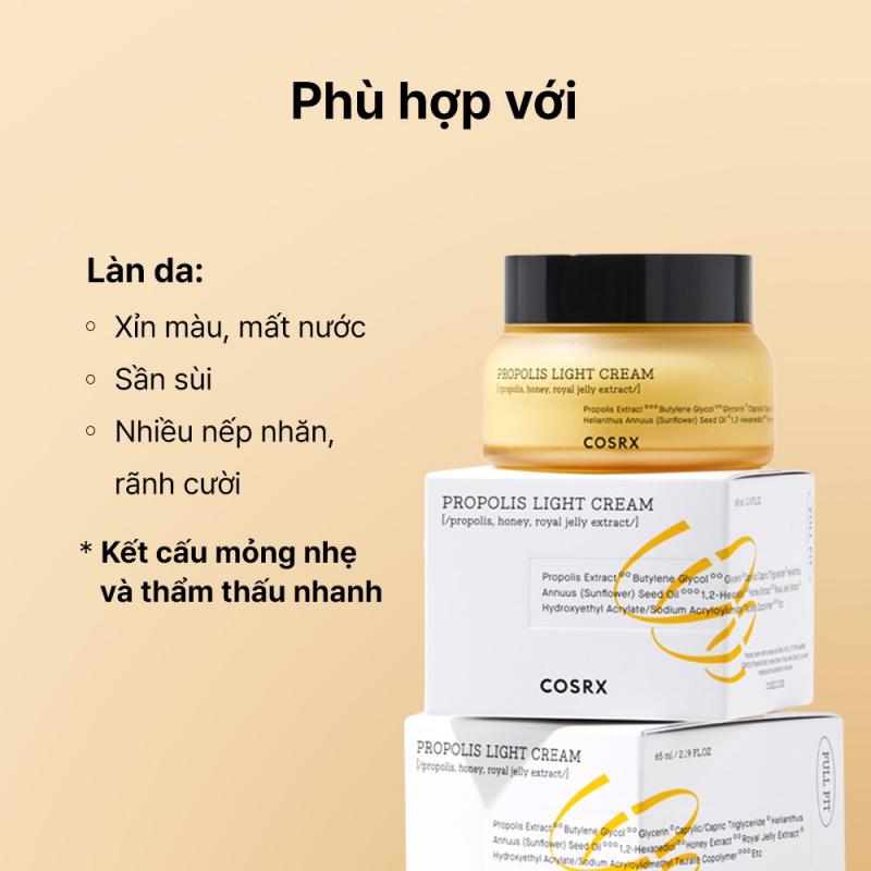 Kem dưỡng ẩm Cosrx Propolis Light Cream