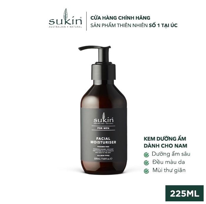 Kem dưỡng ẩm dành cho nam Sukin For Men Facial Moisturiser