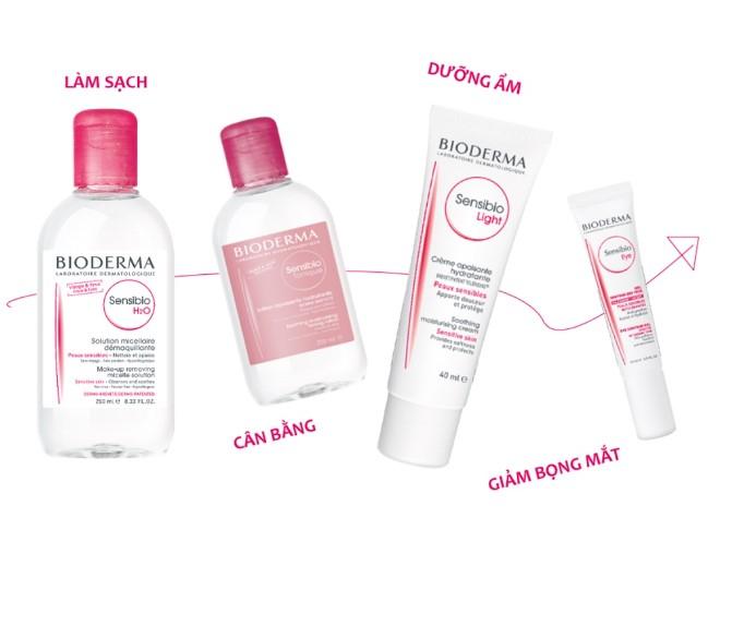 Kem dưỡng ẩm giảm bọng mắt Bioderma Sensibio Eye - 15ml