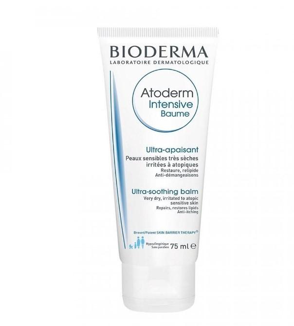 Kem dưỡng ẩm, làm dịu dành cho da khô, nhạy cảm, da chàm dị ứng Bioderma Atoderm Intensive Baume