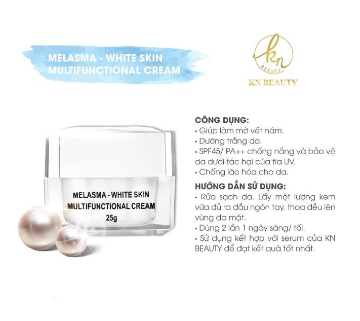 Kem dưỡng trắng ngừa nám KN Beauty Melasma - White Skin Multifunctional Cream