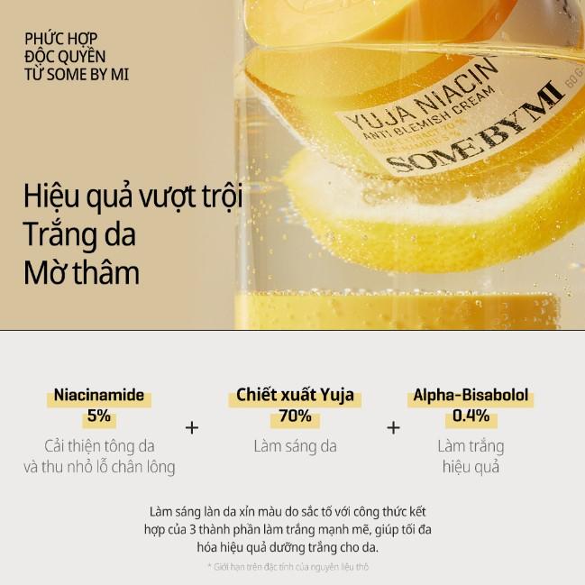 Kem dưỡng trắng Some By Mi Yuja Niacin Anti Blemish Cream