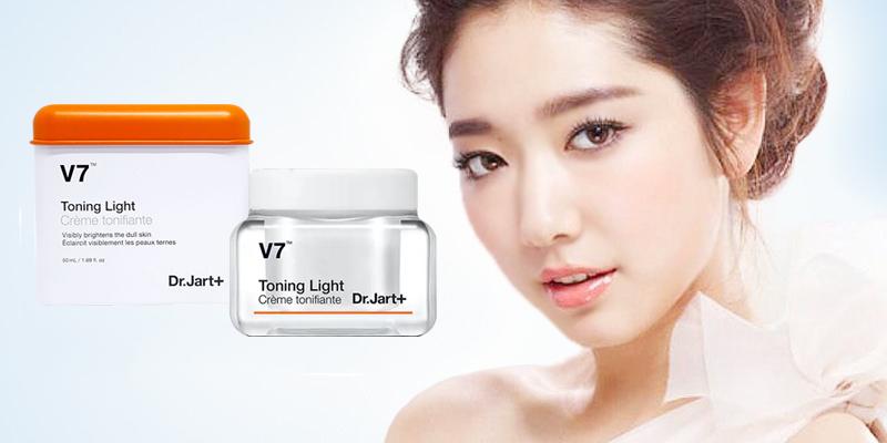Kem dưỡng trắng tái tạo da V7 Toning Light Dr.Jart+