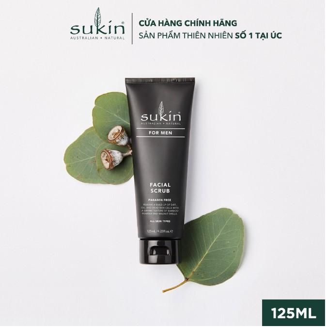 Kem làm sạch tế bào chết dành cho nam Sukin For Men Facial Scrub