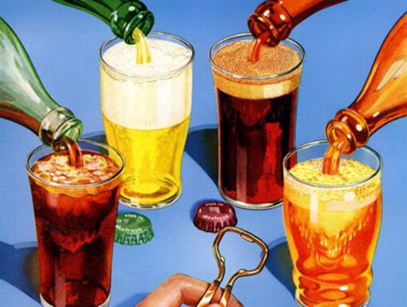 Không sử dụng pha trộn nước uống có cồn và nước có ga
