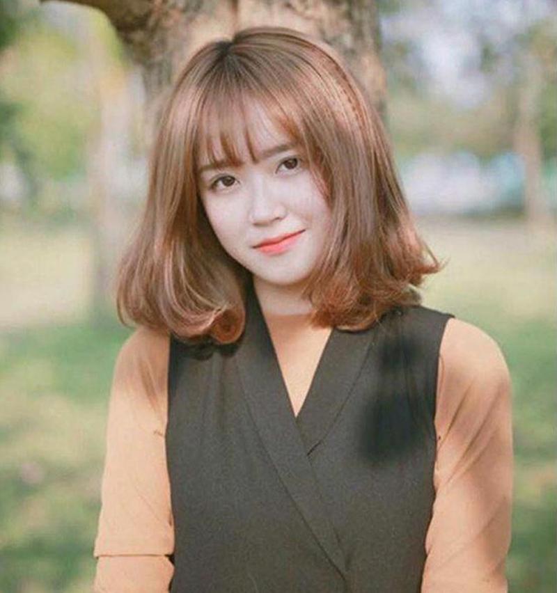 Tóc mái ngố ngộ nghĩnh dễ thương