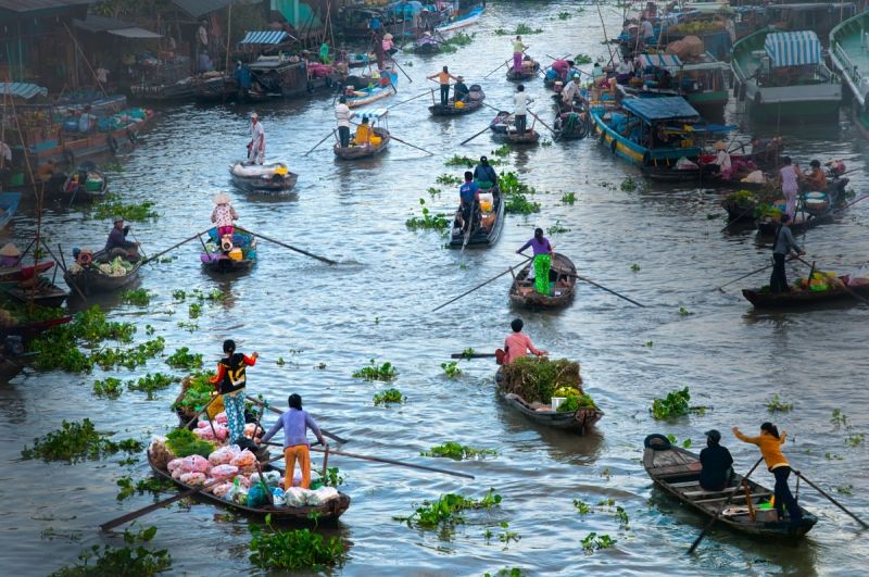 Chợ nổi Ngã Năm – Sóc Trăng