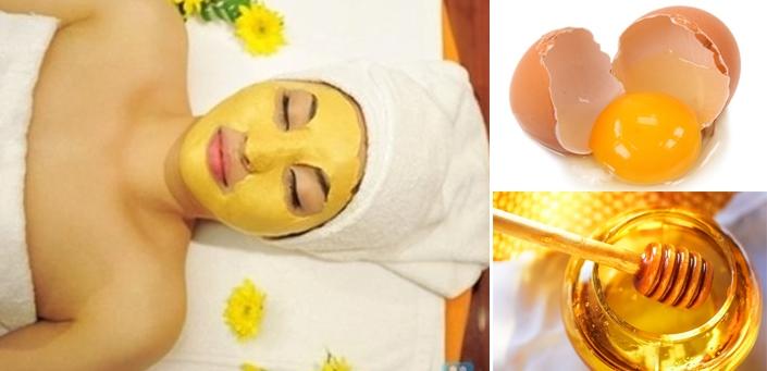 Mặt nạ mật ong trứng gà