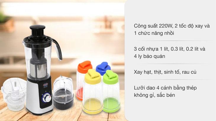 Lựa chọn máy xay đa năng lựa chọn phù hợp với mục đích sử dụng