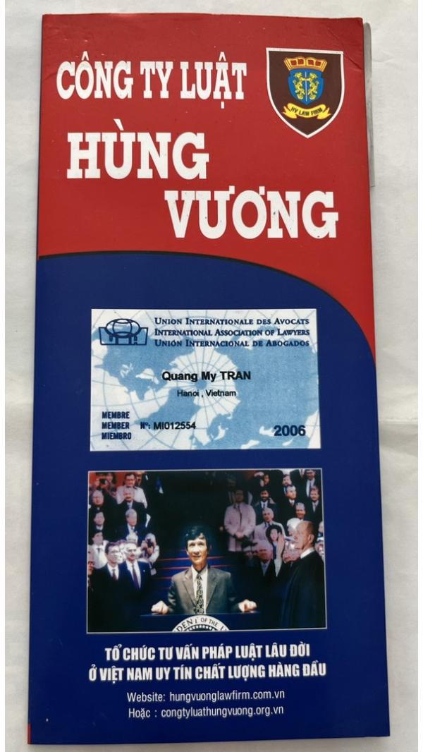Luật sư Trần Quang Mỹ - Công Ty luật hợp danh Hùng Vương