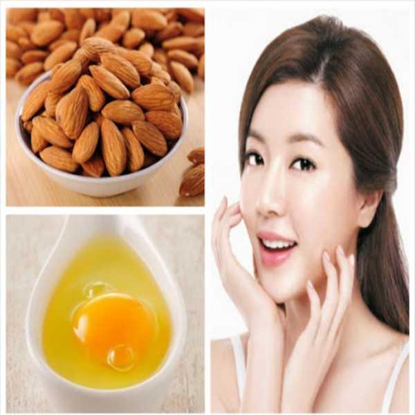 Mặt nạ hạnh nhân và lòng trắng trứng