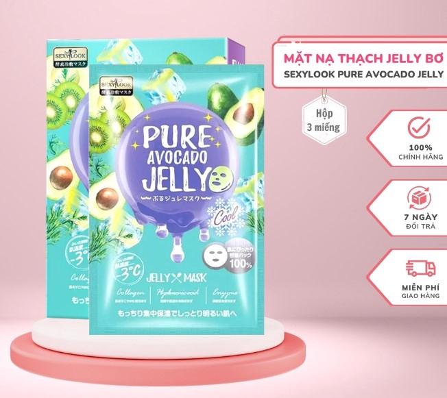Mặt nạ thạch jelly SexyLook Pure Avocado Jelly Mask