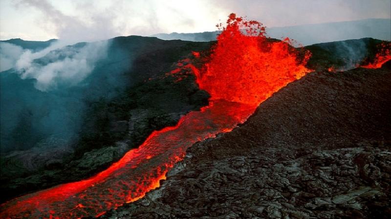 Dòng dung nham tại Mauna Loa