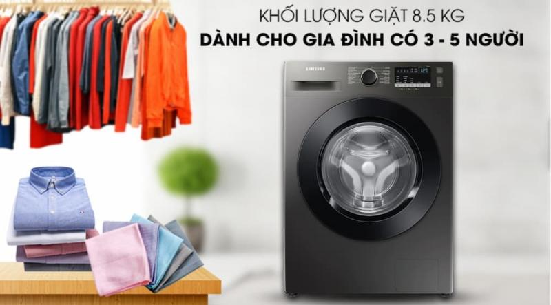 Máy giặt Samsung cửa trước Digital Inverter 8,5kg (WW85T4040CX)
