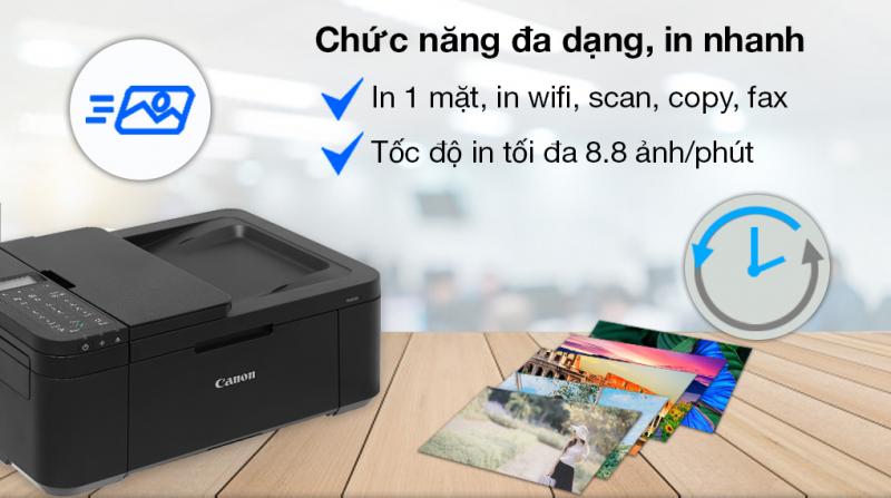 Máy in phun màu Canon TR4570S đa năng
