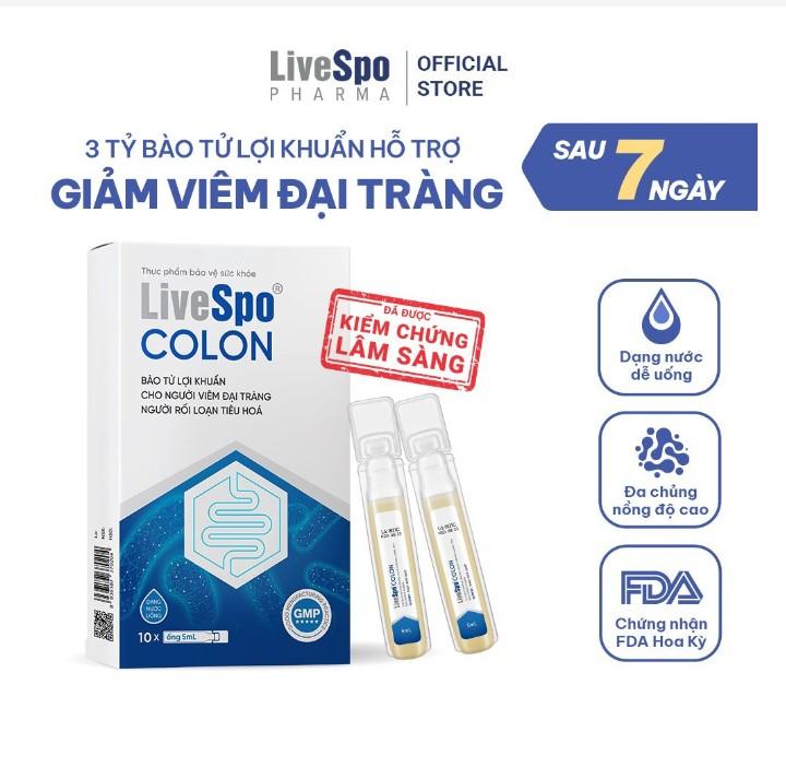 Men vi sinh LiveSpo Colon 60 tỷ bào tử lợi khuẩn