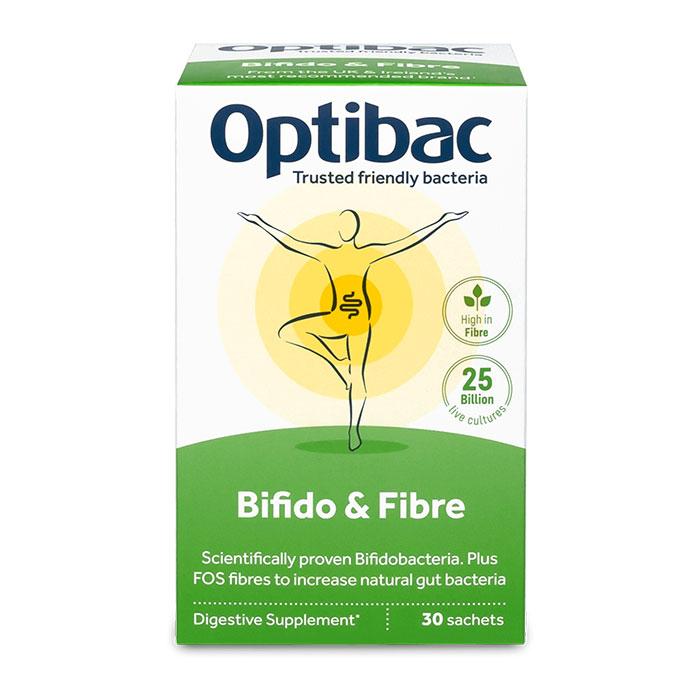 Men vi sinh Optibac Probiotics Bifido & Fibre, đặc trị táo bón và tăng chất xơ
