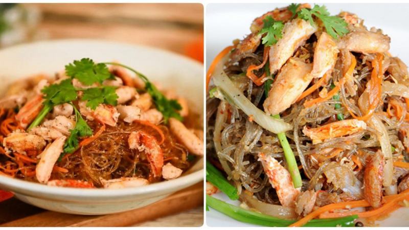 Miến trộn thịt ghẹ