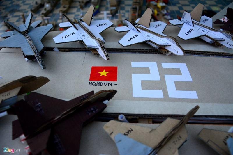Mô hình sáng chế tàu sân bay mang tên Võ Nguyên Giáp