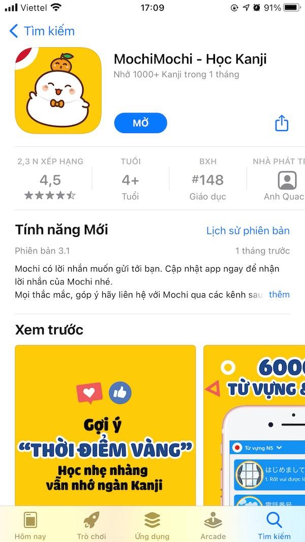 MochiMochi - Học tiếng Anh