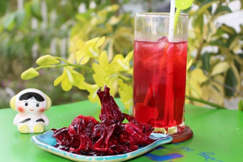 Mứt hoa hồng - hoa atiso đỏ
