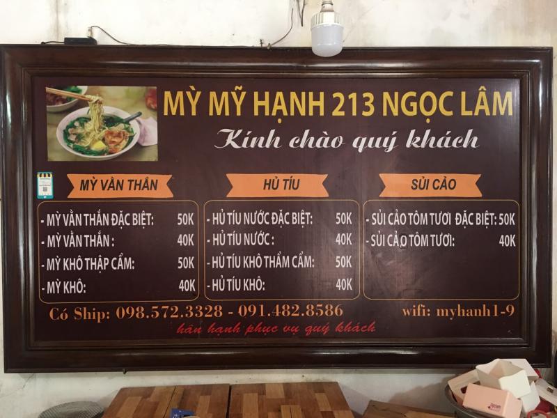 Mỳ Vằn Thắn Mỹ Hạnh