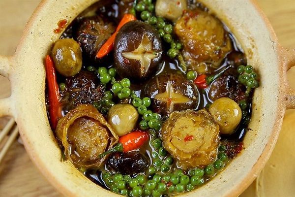 Nấm rơm kho