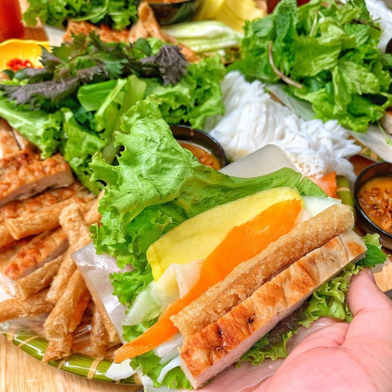 Nem nướng Nha Trang - Hắt 2 Ô
