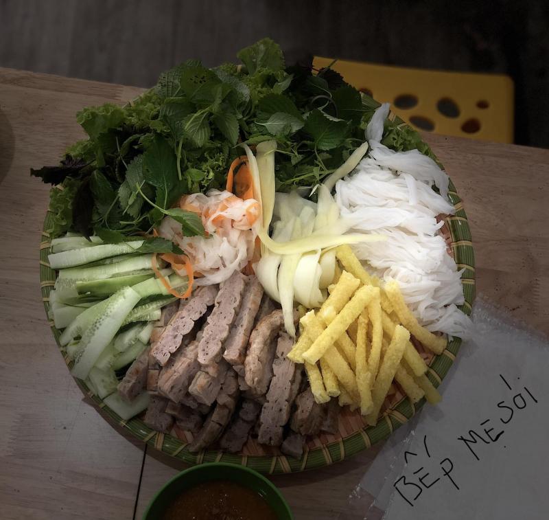 Nem nướng Nha Trang bếp mẹ Sói