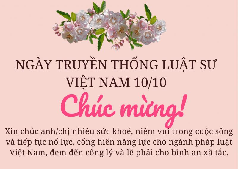 Ngày truyền thống Luật sư Việt Nam 10/10