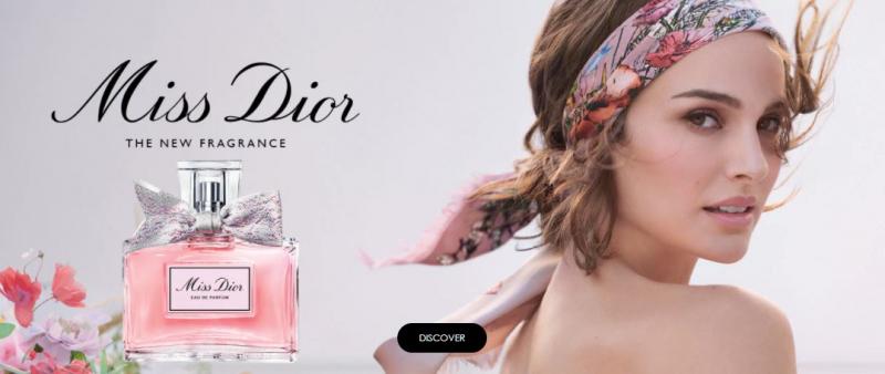 Nhãn hiệu nước hoa Dior với tẩm ảnh hưởng mang tính toàn cầu cho phái nữ