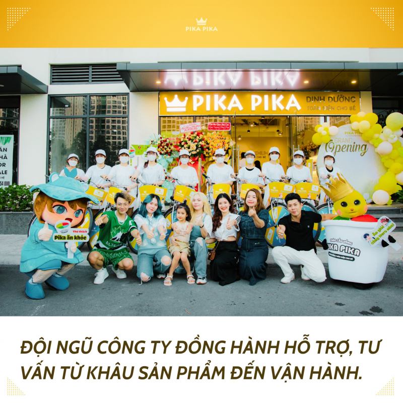 Nhượng quyền cháo dinh dưỡng Pika Pika