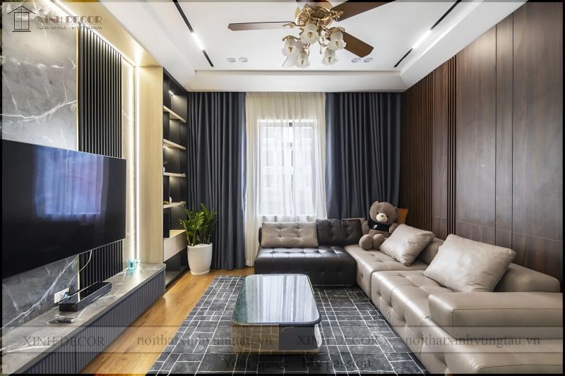 Nội thất xinh Vũng Tàu là đơn vị chuyên thiết kế và thi công hoàn thiện nội ngoại thất các công trình theo phong cách hiện đại, tân cổ điển, cổ điện... cho các căn chung cư