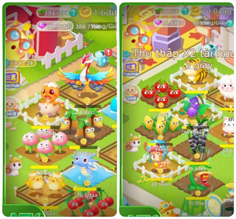 Nông Trại Nhí Nhố – Game chăm sóc nông trại dễ thương