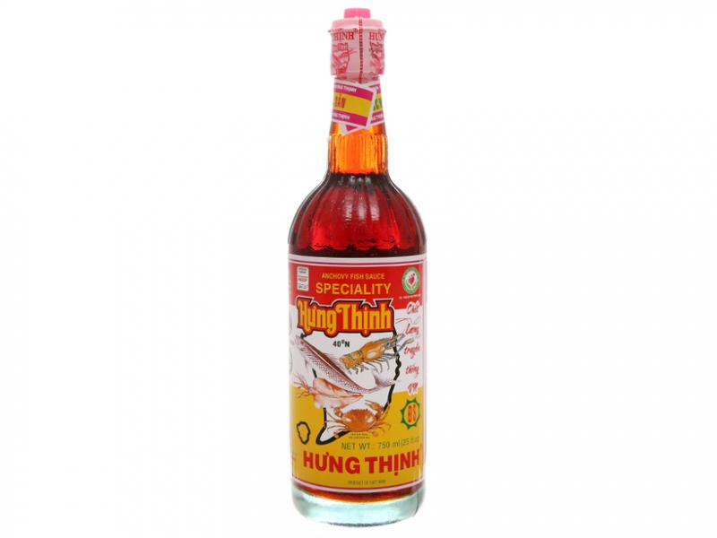 Nước mắm Hưng Thịnh rất trong và có hương thơm dịu