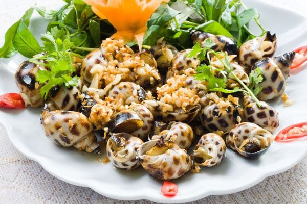 Ốc hương cháy tỏi