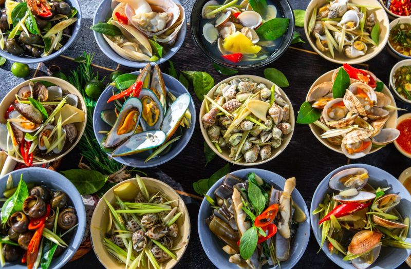 ﻿﻿Ốc luộc Hà Nguyên