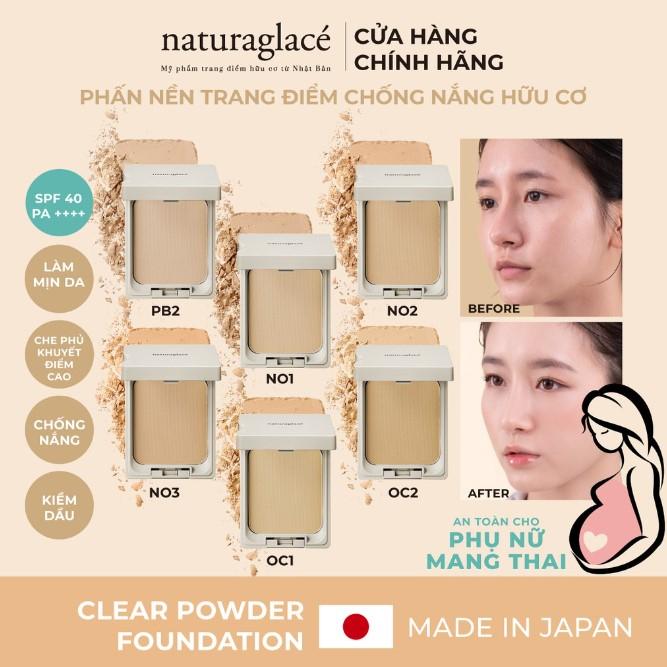 Phấn nền hữu cơ naturaglacé Clear Powder Foundation